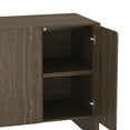 thumbnail image 6 of Linda Modern 60" Sideboard in Walnut Brown (4-Shelf), 6 of 12