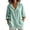Mint Green, variant on Womens Textured Long Sleeve Button Down Hooded Shirt Casual Flowy Oversized Blouse Side Pockets Tunic Tops to Wear with Leggings, Pink, XXL