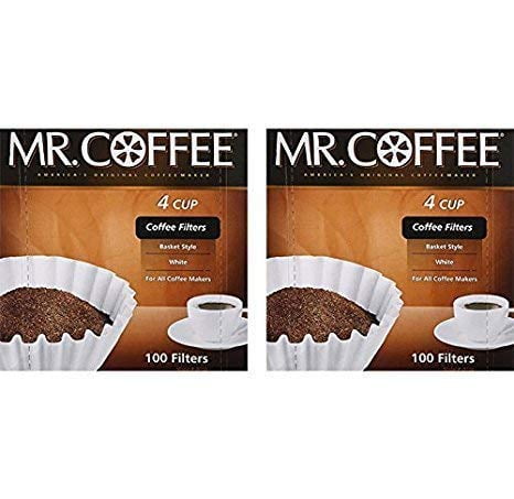 Mr. Coffee 100-Count Coffee Filter 4 Cup - 2-Pack | Walmart Canada