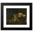 thumbnail image 2 of Giovanni Battista Piazzetta 14x12 Black Modern Framed Museum Art Print Titled - David and Goliath, 2 of 5