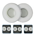 thumbnail image 4 of White Protein Leather Headphone Ear Cushions with Memory Foam for Enhanced Comfort and Sound, 4 of 10