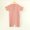 Pink, variant on Hvobtty Kids Short Sleeve Rompers, Toddler Summer Rompers, Toddler Kid Boy Girl Stripe Solid Color Shoulder Short Sleeved Hoodie Jumpsuit Short Crawling Suit Beige 12-18 Months