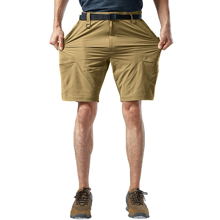 DILIBA Cargo Shorts for Men,Mens Hiking Shorts Quick Dry Stretch