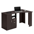 thumbnail image 3 of Techni Office Solutions 51.25" Brown Espresso Unique Techni Mobili Classic Office Desk with Storage, 3 of 8
