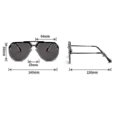 thumbnail image 3 of Sunglasses Semi Rimless Driving Sunglasses For Men And Women 100% Uv Blocking, 3 of 3
