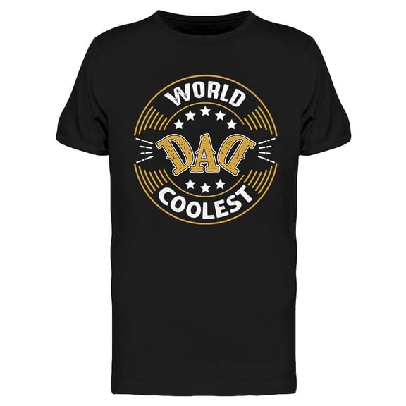 World Coolest Dad T-Shirt Men -Image by Shutterstock, Male Large