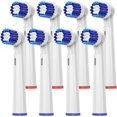 thumbnail image 1 of Glaciersei Toothbrush Heads Compatible with Oral B, 8 Pack Professional Electric Toothbrush Replacement Heads Medium Soft Dupont Bristles Precision Clean Brush Heads Refills, 1 of 5