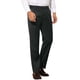 thumbnail image 5 of Pantalones de rayas Inspire Chic para hombre, corte slim, frente plano, traje formal, 34 negro, 5 of 5
