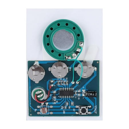 LAFGUR Recording Module, Recording Chip,30s Recordable Music Sound Voice Module Chip 0.5W with Button