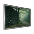 thumbnail image 5 of Designart "Blue-Green Journey I" Bicycle Picture Framed Canvas Prints, 5 of 5