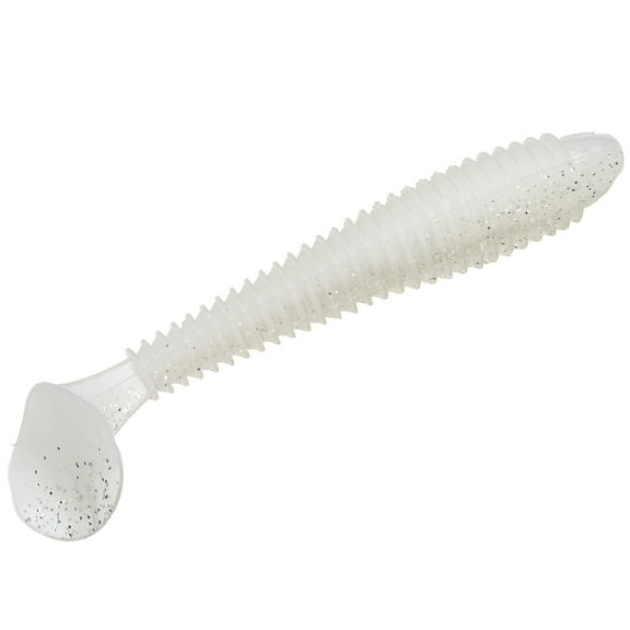 Strike King Rage Swimmer 3 3/4" Pearl Flash Soft Bait Lure