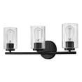 thumbnail image 4 of 85583BK Lark Leta - 36W 3 LED Medium Bath Vanity-9 Inch Tall and 22.75 Inch Wide-Black Finish, 4 of 9