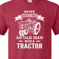 thumbnail image 4 of Inktastic Old Man Tractor T-Shirt, 4 of 5