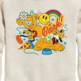 thumbnail image 3 of Disney - Pluto Collage - Youth Crewneck Fleece Sweatshirt, 3 of 5