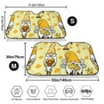thumbnail image 3 of Fotbe Garden Honeybee Gnomes Car Windshield Sunshade | Sun Visor Protector Front Window Shade, Keeps Out UV Rays, Keeps Your Vehicle Cool-, 3 of 7