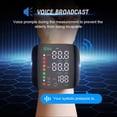 thumbnail image 2 of Blood Pressure Monitor Contact Screen Three-color Display Wrist Measurement Two-person Memory Records Voice Broadcast for Elderly, 2 of 5