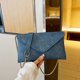 thumbnail image 1 of Bolso de hombro de mezclilla para mujer, bolso de noche con cadena, bolso elegante (azul), 1 of 6