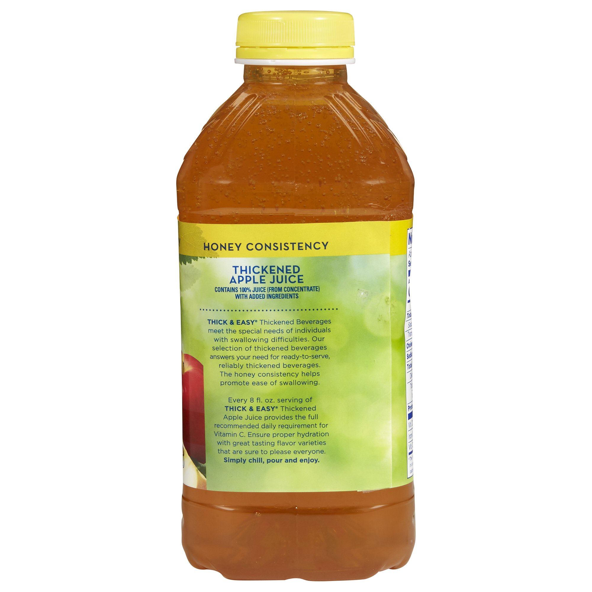 Thick & Easy Thickened Beverage Apple 46 oz. Bottle 6 Ct