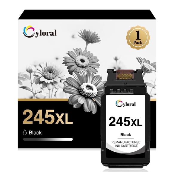 245XL Black Ink Cartridge Compatible with Canon PG-245 for PIXMA MG2520 MG2522 TS3122 TR4520 MX492 MX490 MG3022 MG2920 MG2420 MG2922 Printer PG245XL