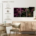 thumbnail image 5 of Elephant Stock Lavander Marijuana Wall Art - Horizontal Multi Panel Canvas - Living Room Wall Decor - Floral And Botanical Multi Panel - Black And Purple Decor - 26" x 12", 5 of 8