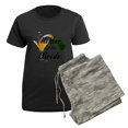 thumbnail image 5 of CafePress - Mother Of Bride Black Women's Dark Pajamas - Women's Short Sleeve Print T-Shirt and Pants Dark Cotton Pajama Set, 5 of 7
