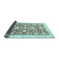 thumbnail image 2 of Ahgly Company Indoor Rectangle Oriental Light Blue Traditional Area Rugs, 5' x 8', 2 of 4