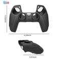 thumbnail image 3 of TSV Silicone Controller Skin Fit for PS5 Controller, Protective Cover Case Fit for PlayStation 5 DualSense Wireless Controller with 8 Thumb Grip Caps, Anti-Slip Anti-Sweat, 3 of 9