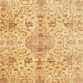 thumbnail image 1 of Ahgly Company Indoor Square Abstract Chrome Gold Yellow Oriental Area Rugs, 7' Square, 1 of 6