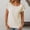 Beige, variant on ZZwxWA Short Sleeve Shirts for Women Cute T Shirts for Women Short Sleeved Professional Tops Short Sleeve T Shirt Women Hollow Out Breathable Blouse