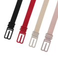 thumbnail image 5 of 4x Belt Nylon Women Elastic Band Non-Slip Adjust Bra Straps Belts Holders with Buckle Accessories, 5 of 6