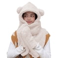 thumbnail image 1 of Gorro de peluche de dibujos animados cálido de invierno para niñas, 1 of 5