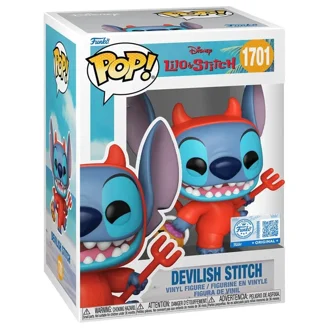 Disney Stitch With Headphones #1590 Funko Pop 9500 Limited Edition