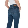 thumbnail image 2 of Calvin Klein Women High Rise Straight Leg Jean Dark Blue, 8, 2 of 4
