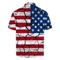 thumbnail image 4 of GERsome Men's 4th of July T Shirts Crew Neck Short Sleeve American Flag Patriotic Tops Summer Loose Fit USA Star Stripes Graphic Tee XS-4XL, 4 of 7