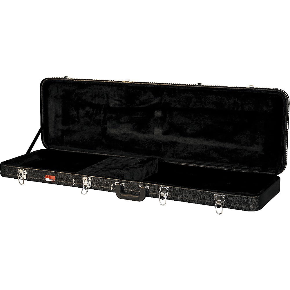 GATOR CASES GWE-BASS HARD-SHELL CASE FOR BASS GUITARS WITH LOCKING LATCHES NEW