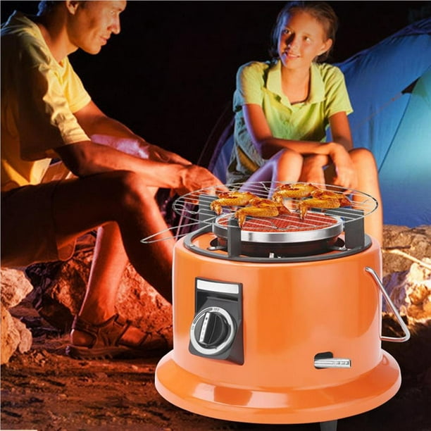 2 in 1 Portable Heater Stove Camp Tent Heater Outdoor Camping Gas Stove for  Kitchen Ice Fishing Backpacking Hiking 