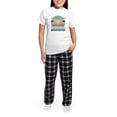 thumbnail image 5 of CafePress - Cicadas Cicadad Loves Flying Insects Entomologist - Women's Short Sleeve Print T-Shirt and Pants Light Cotton Pajama Set, 5 of 7