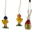 thumbnail image 2 of Holiday Ornament Wooden Rabbit & Chicks Set/3 Springtime Easter Ro2100i-Ro2081, 2 of 3