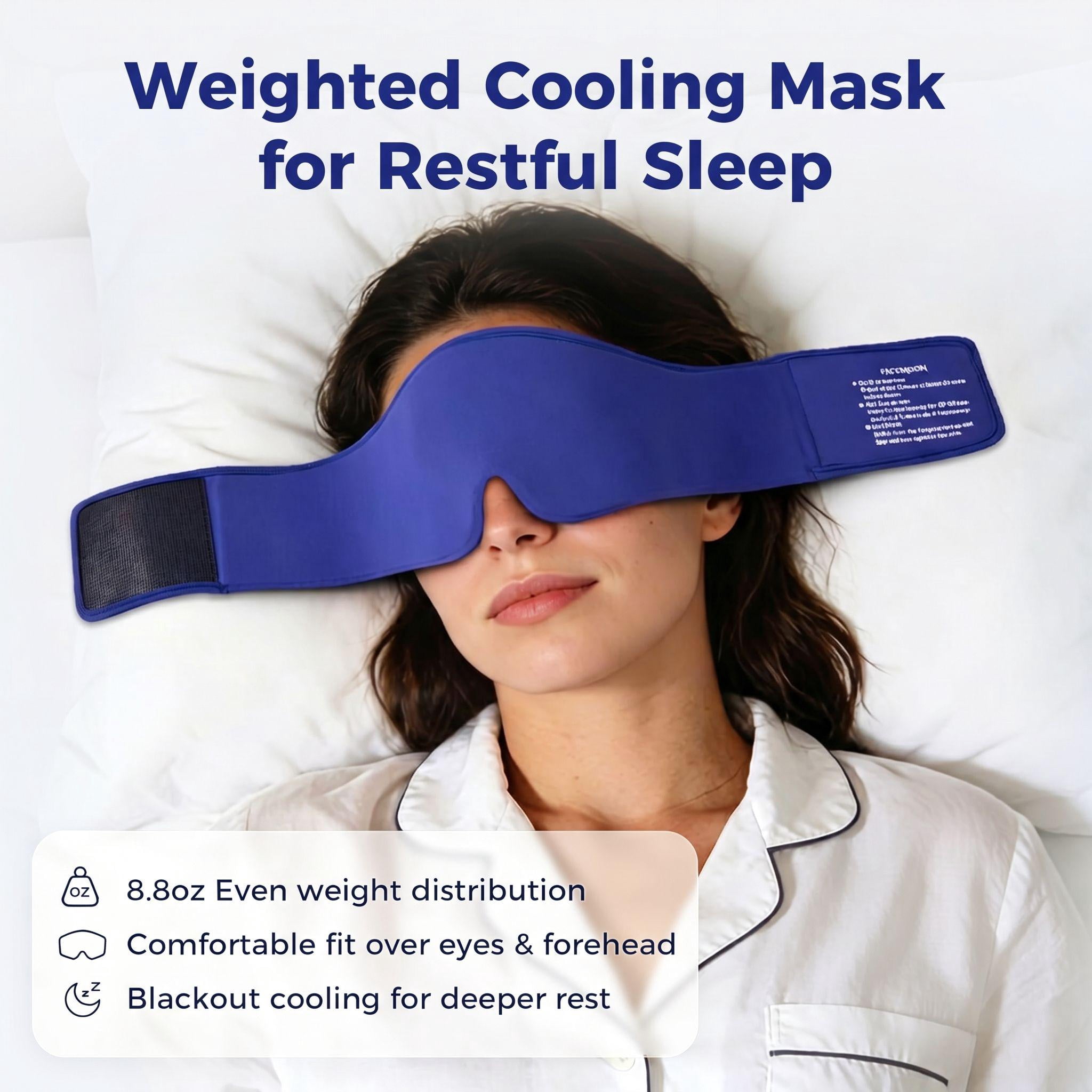 FACEMOON Reusable Gel Eye Mask, Compress for Puffy Eyes & Dark Circles, Cooling Eye Mask