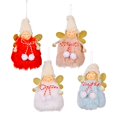 thumbnail image 1 of De Adornos De Ángel De Peluche Colgantes De Niña De Ángel Para Decoraciones De Árboles De Navidad 4 Piezas Minnieouse HA037699-00, 1 of 6