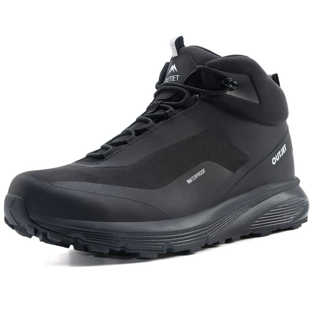 Botas de senderismo OUTJET impermeables para hombre, ligeras hasta el tobillo