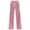 Pink, variant on Weebloom Girl Flared Leggings Bell Bottoms Fold Over Waist Solid Loose Wide Leg Casual Trousers Soft Stretchy Yoga Dance Pants Pink 9-10 Years