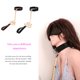 thumbnail image 2 of Collar unisex Mujeres Hombres Collar de cuero de PU Ajustable Encantador Foreplay Gargantilla Adultos Juguete sexual, Negro Rojo Jumpingount XX000033-02, 2 of 7
