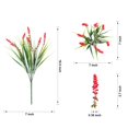 thumbnail image 4 of Plantas artificiales Ivydale Monkey Grass, 10 unidades, rojas para exteriores, 4 of 9