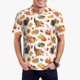 thumbnail image 1 of Fotbe Thanksgiving Turkeys 1 Camiseta Polo de Golf para Hombre con Estampado – Camisa Deportiva Transpirable con Cuello Abotonado-X-Large, 1 of 6
