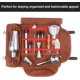 thumbnail image 5 of Bolsa de camarero, bolsa de viaje para camarero, bolsa portátil con rollo para kit de camarero (marrón, solo bolsa), 5 of 5