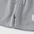 thumbnail image 5 of NOLDARES Toddler Boys Summer Shorts with Drawstring - Cotton Baby Casual Jogger Shorts Active Sports Shorts(Grey,18-24 Months), 5 of 9