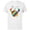 White, variant on Minnie Mouse Silhouette Rainbow - Short Sleeve Cotton T-Shirt for Adults- Customized-Charcoal