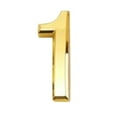 thumbnail image 2 of GUOOL Gold Plastic Self-Adhesive House Gate Hotel Door Number Sticky Numeric Digit 1 Number 1, 2 of 7