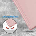 thumbnail image 3 of AUPERTO Smart Case for iPad Mini 5 7.9", Lightweight Trifold Smart Cover with Auto Sleep/Wake, Hard Back Cover ROSE GOLD, 3 of 8